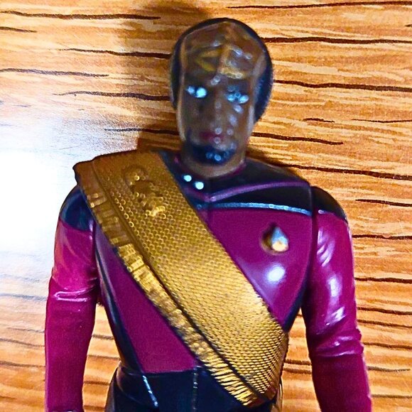 Worf - Star Trek The Next Generation (TNG) -Vintage - Galoob - 1988 - Picture 2 of 3